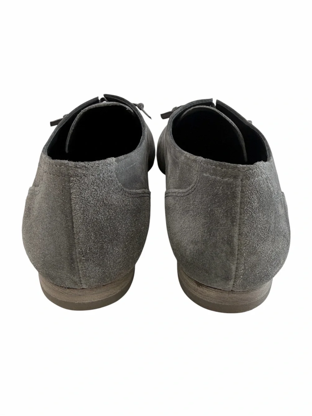 Paul Green Elastic Lace Slip-On Grey Suede  Oxford Shoes Women’s Size 7